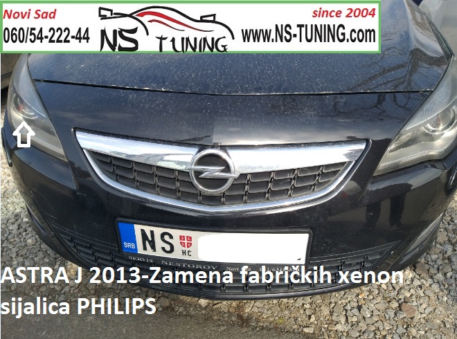 opel astra j 2010 2011 2012 2013 2014 2015 godiste xenon sijalica zamena d1s philips novi sad auto servis ns tuning
